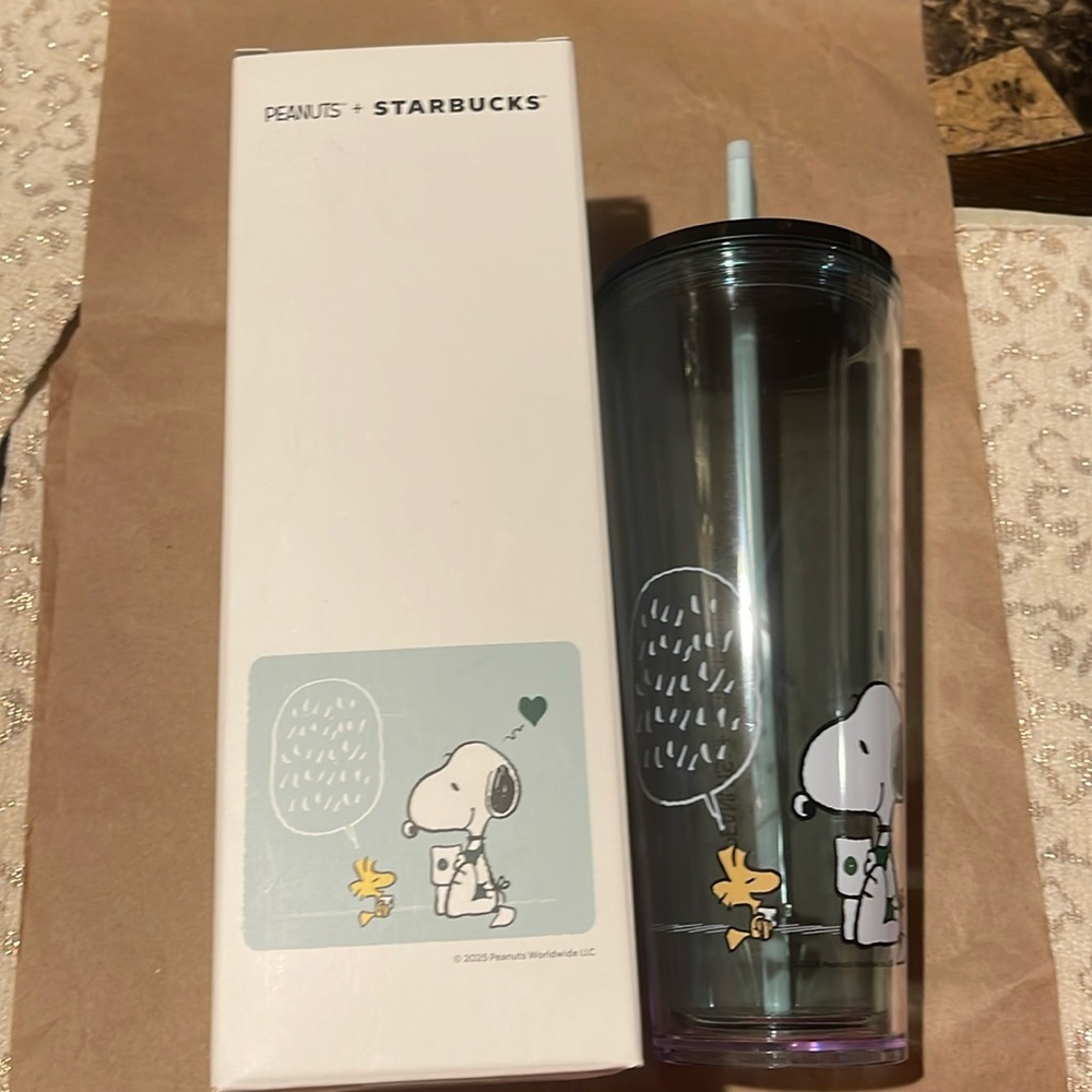 Peanuts + Starbucks Plastic Tumbler